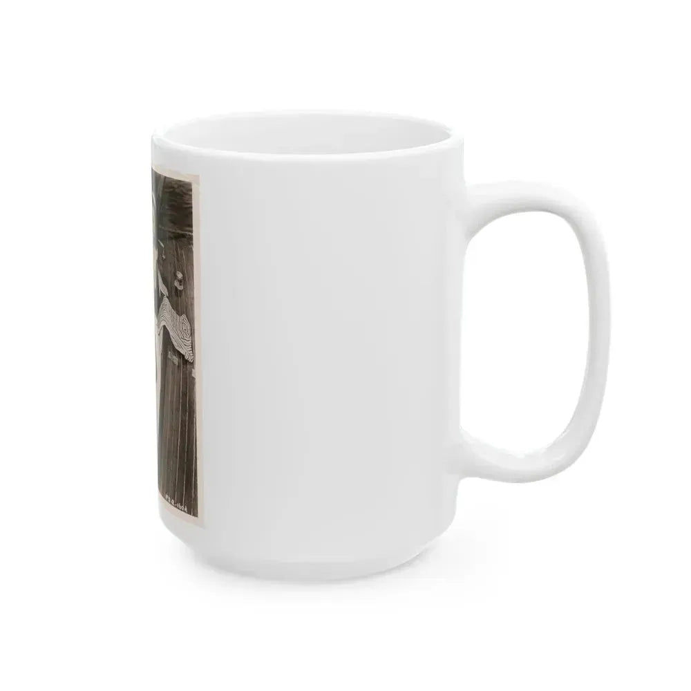 Faith Domergue #139 (Vintage Female Icon) White Coffee Mug - Go Mug Yourself