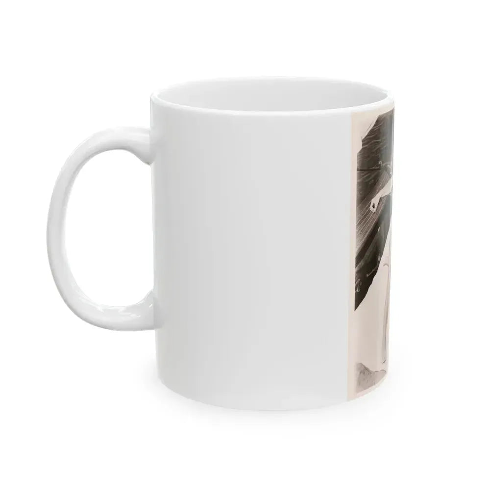 Faith Domergue #139 (Vintage Female Icon) White Coffee Mug - Go Mug Yourself