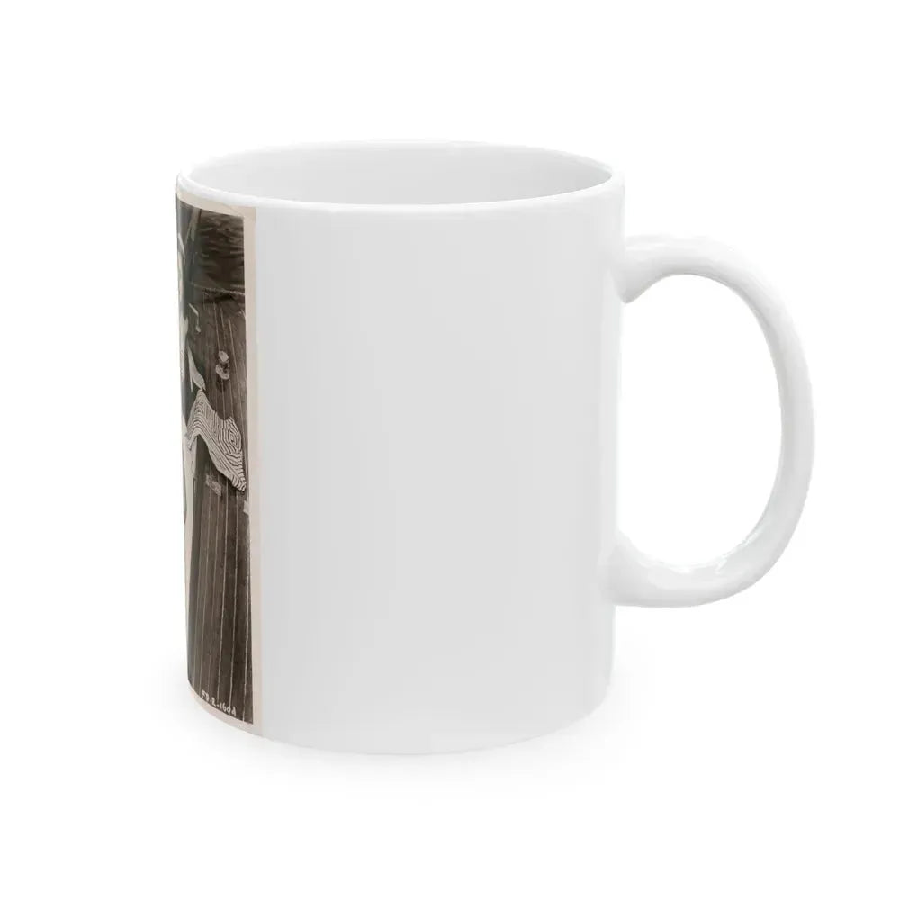 Faith Domergue #139 (Vintage Female Icon) White Coffee Mug - Go Mug Yourself