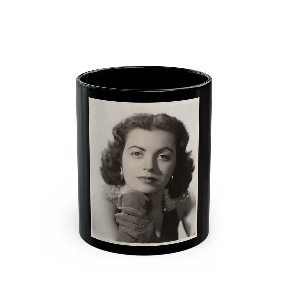 Faith Domergue #140 (Vintage Female Icon) Black Coffee Mug 11oz - Go Mug Yourself
