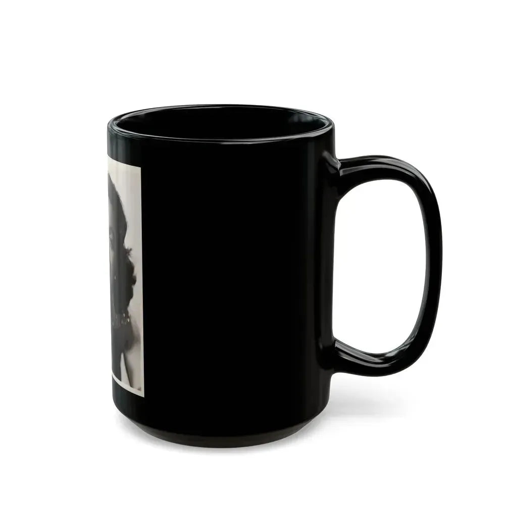 Faith Domergue #140 (Vintage Female Icon) Black Coffee Mug - Go Mug Yourself