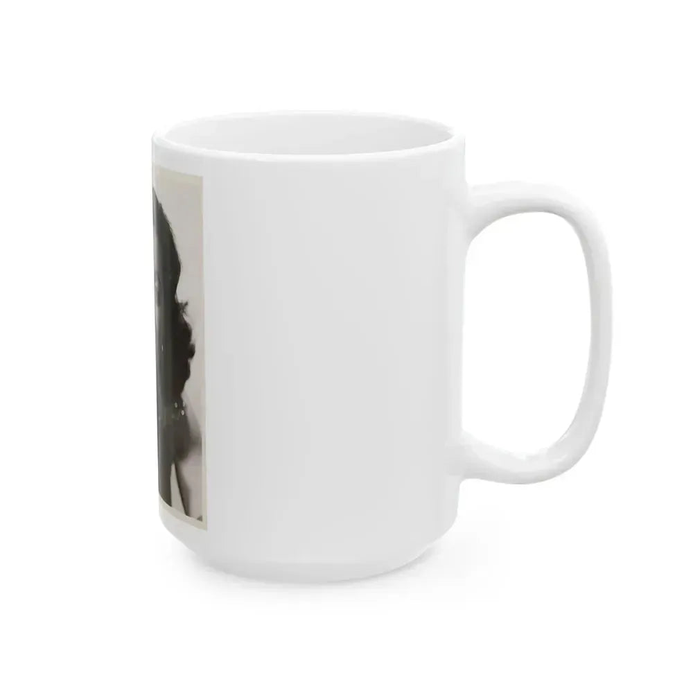 Faith Domergue #140 (Vintage Female Icon) White Coffee Mug - Go Mug Yourself