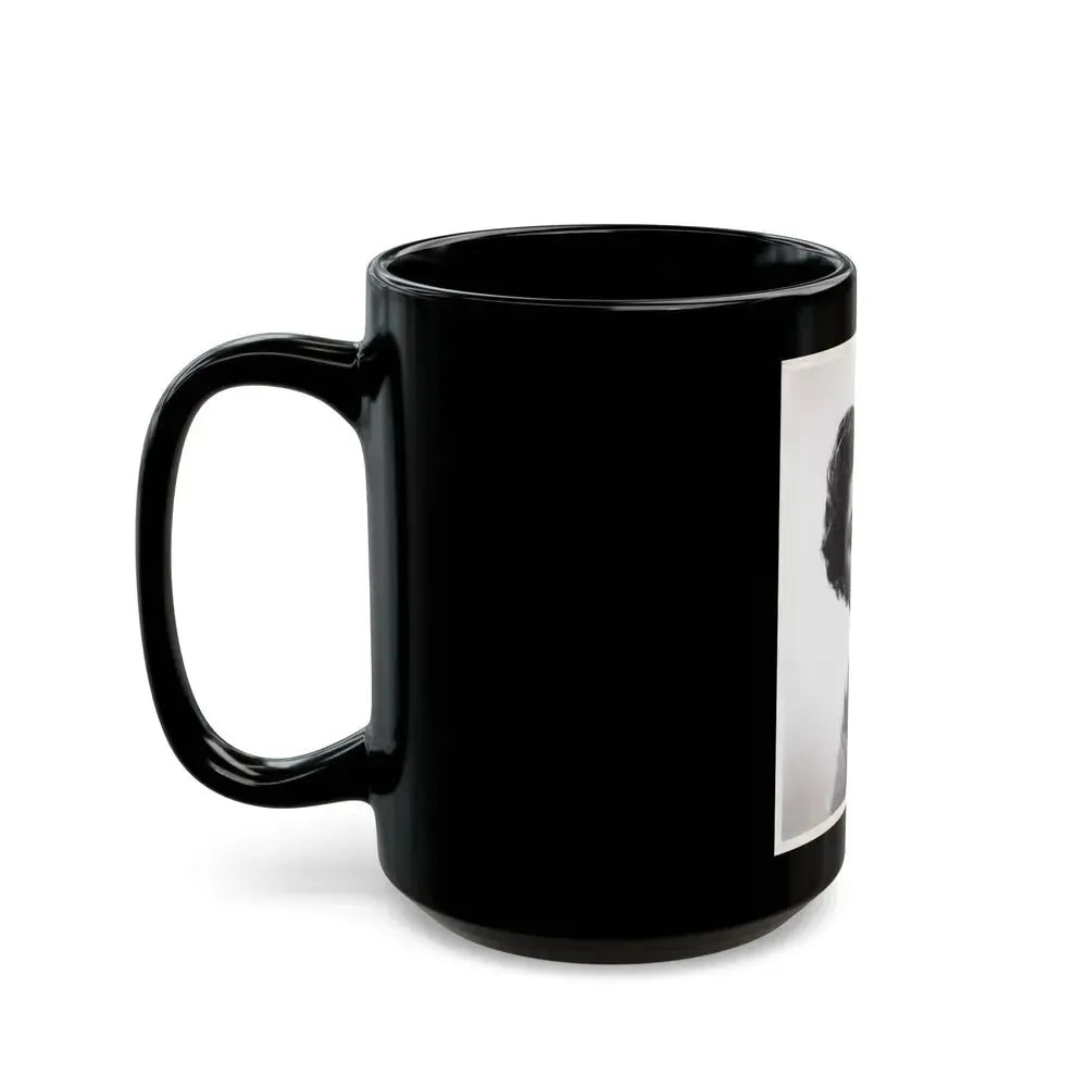 Faith Domergue #150 (Vintage Female Icon) Black Coffee Mug - Go Mug Yourself