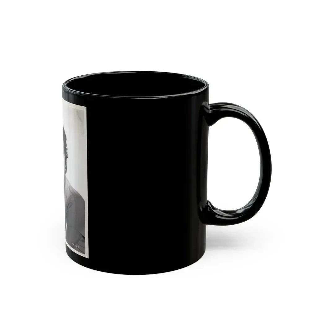 Faith Domergue #150 (Vintage Female Icon) Black Coffee Mug - Go Mug Yourself
