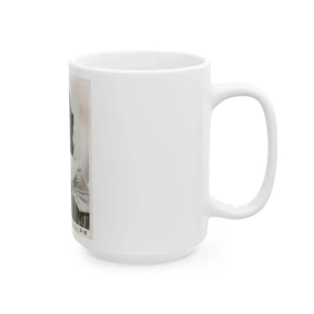 Faith Domergue #158 (Vintage Female Icon) White Coffee Mug - Go Mug Yourself