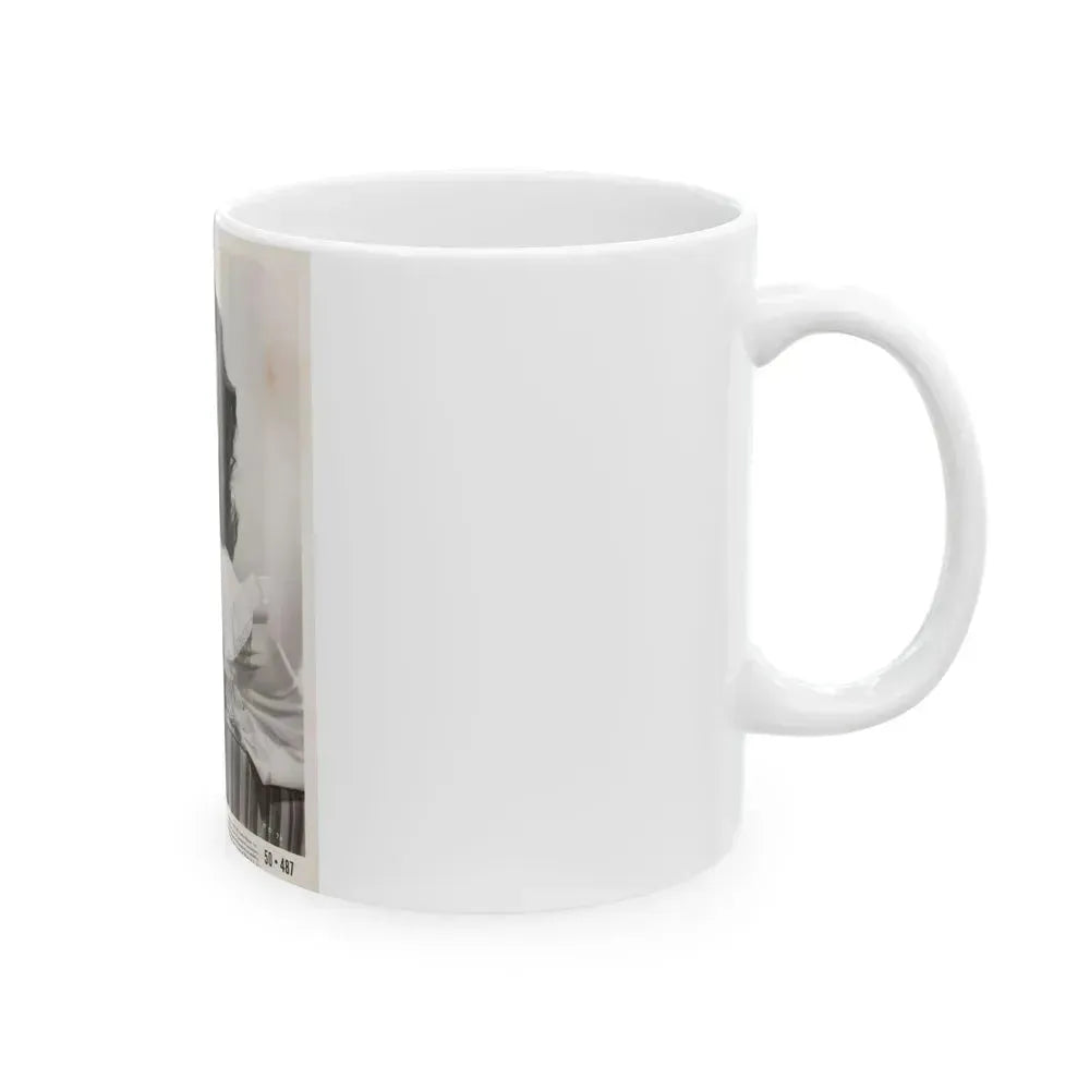 Faith Domergue #158 (Vintage Female Icon) White Coffee Mug - Go Mug Yourself