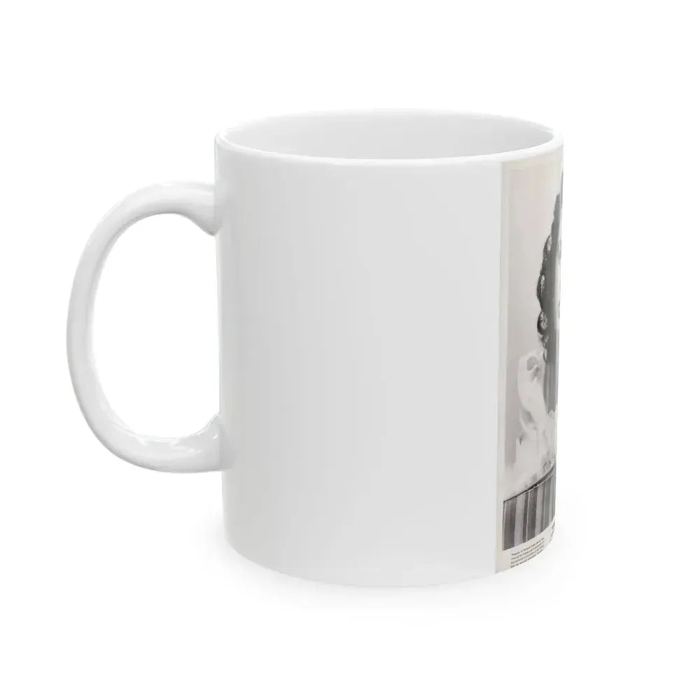 Faith Domergue #158 (Vintage Female Icon) White Coffee Mug - Go Mug Yourself
