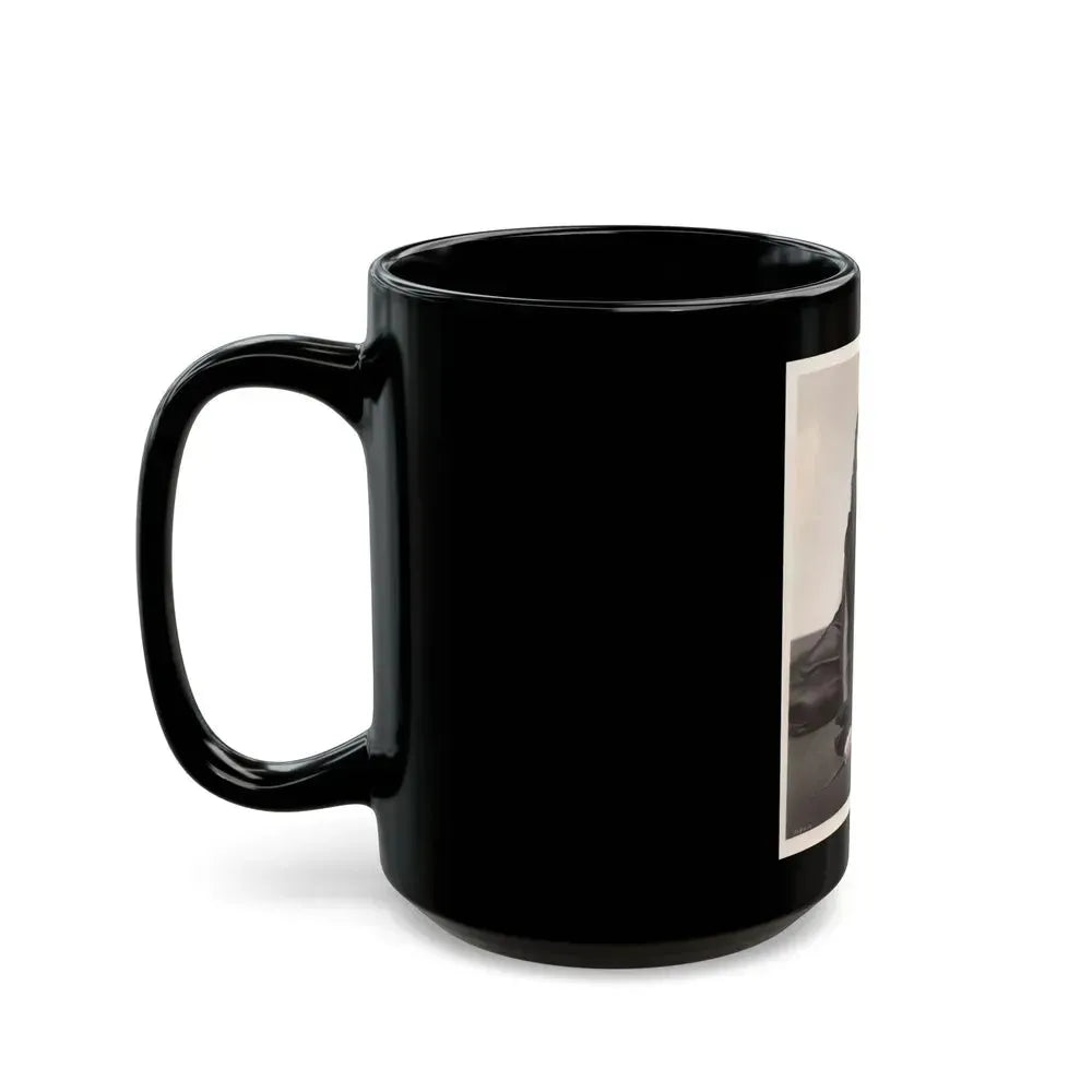 Faith Domergue #161 (Vintage Female Icon) Black Coffee Mug - Go Mug Yourself