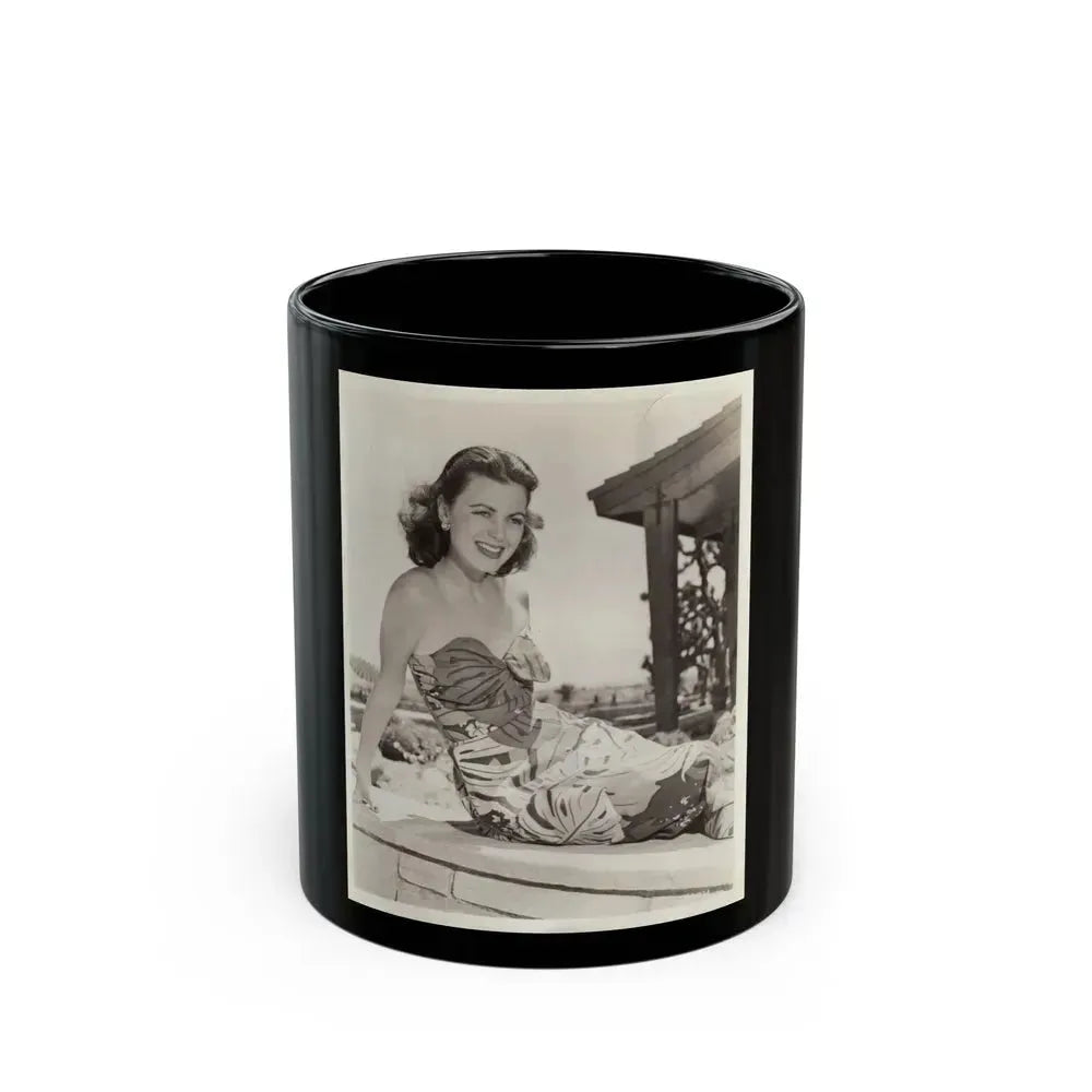 Faith Domergue #163 (Vintage Female Icon) Black Coffee Mug 11oz - Go Mug Yourself