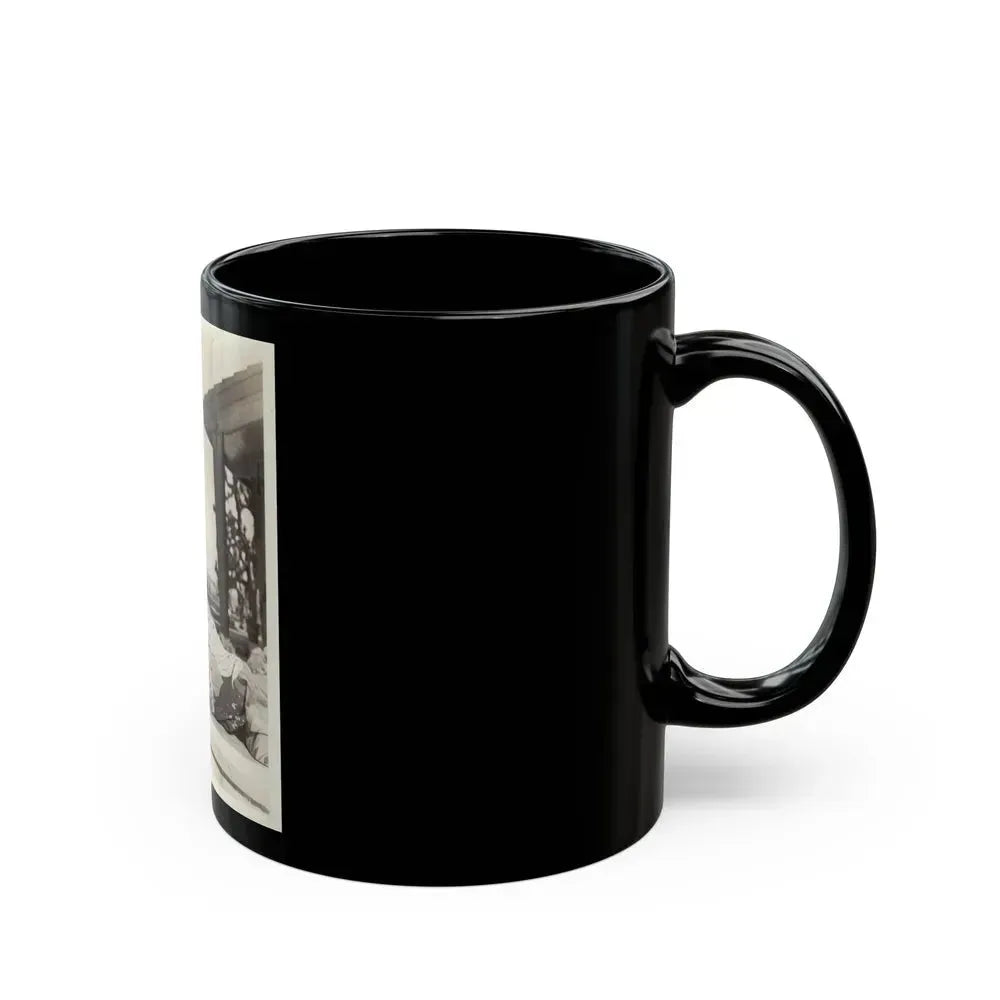 Faith Domergue #163 (Vintage Female Icon) Black Coffee Mug - Go Mug Yourself