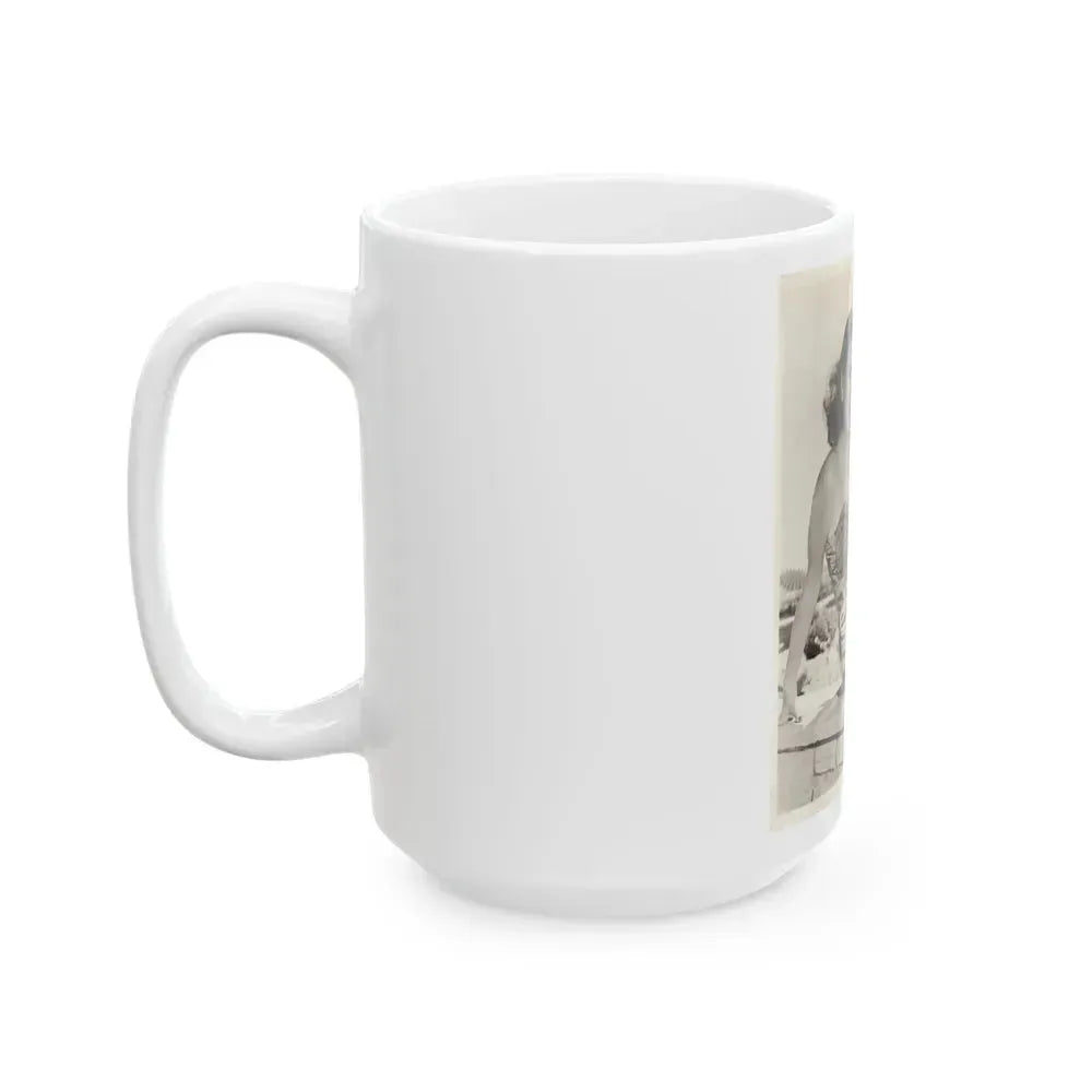 Faith Domergue #163 (Vintage Female Icon) White Coffee Mug - Go Mug Yourself