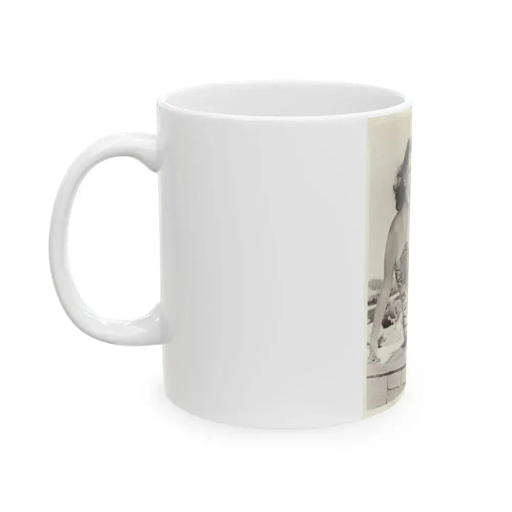 Faith Domergue #163 (Vintage Female Icon) White Coffee Mug - Go Mug Yourself