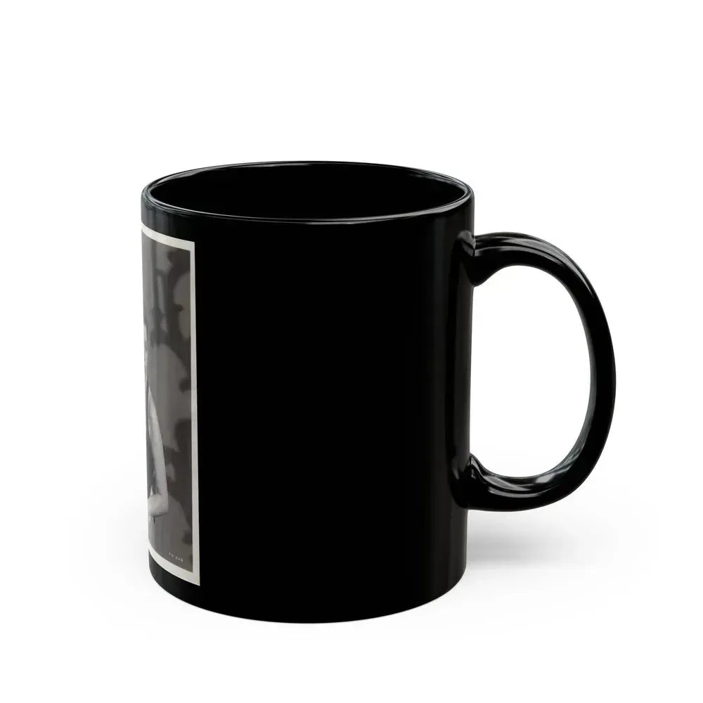 Faith Domergue #166 (Vintage Female Icon) Black Coffee Mug - Go Mug Yourself
