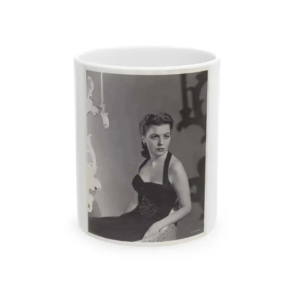 Faith Domergue #166 (Vintage Female Icon) White Coffee Mug 11oz - Go Mug Yourself