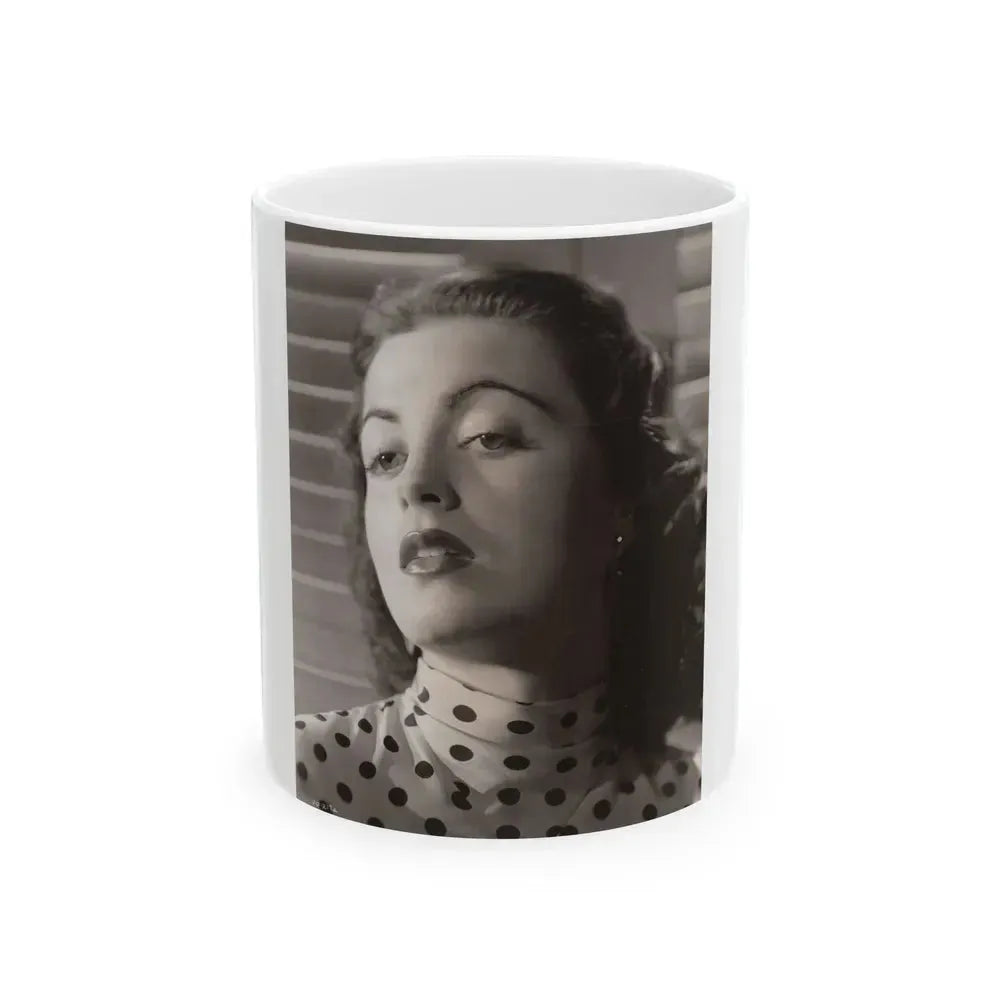 Faith Domergue #169 (Vintage Female Icon) White Coffee Mug 11oz - Go Mug Yourself