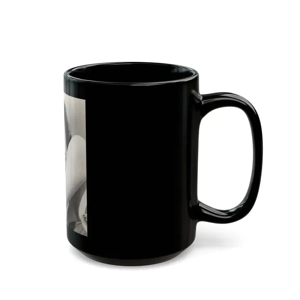 Faith Domergue #172 (Vintage Female Icon) Black Coffee Mug - Go Mug Yourself