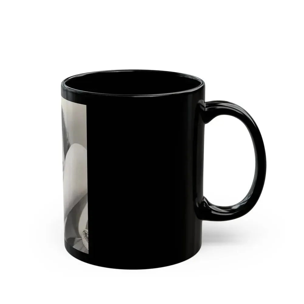 Faith Domergue #172 (Vintage Female Icon) Black Coffee Mug - Go Mug Yourself