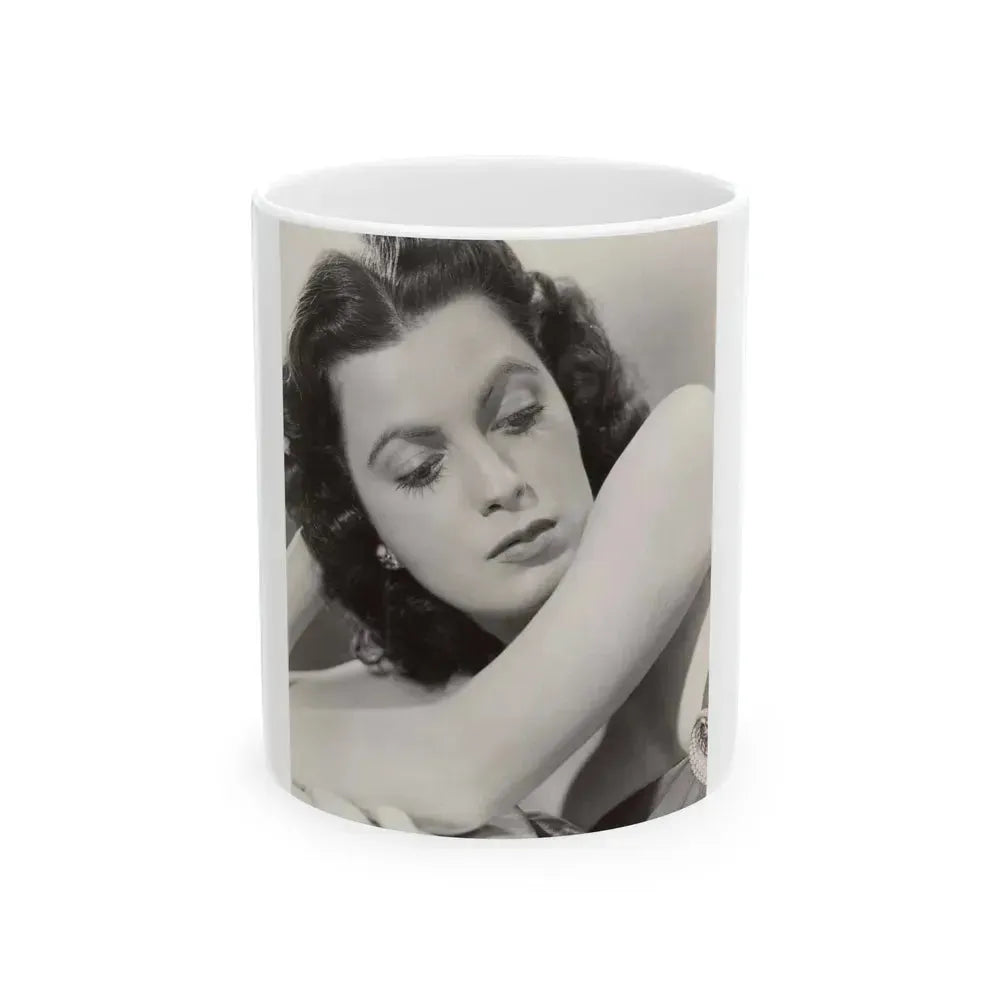 Faith Domergue #172 (Vintage Female Icon) White Coffee Mug 11oz - Go Mug Yourself