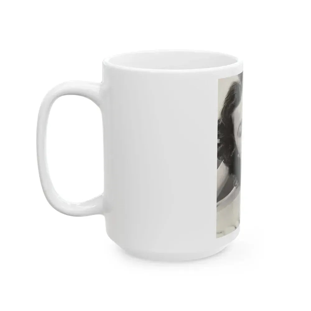 Faith Domergue #172 (Vintage Female Icon) White Coffee Mug - Go Mug Yourself