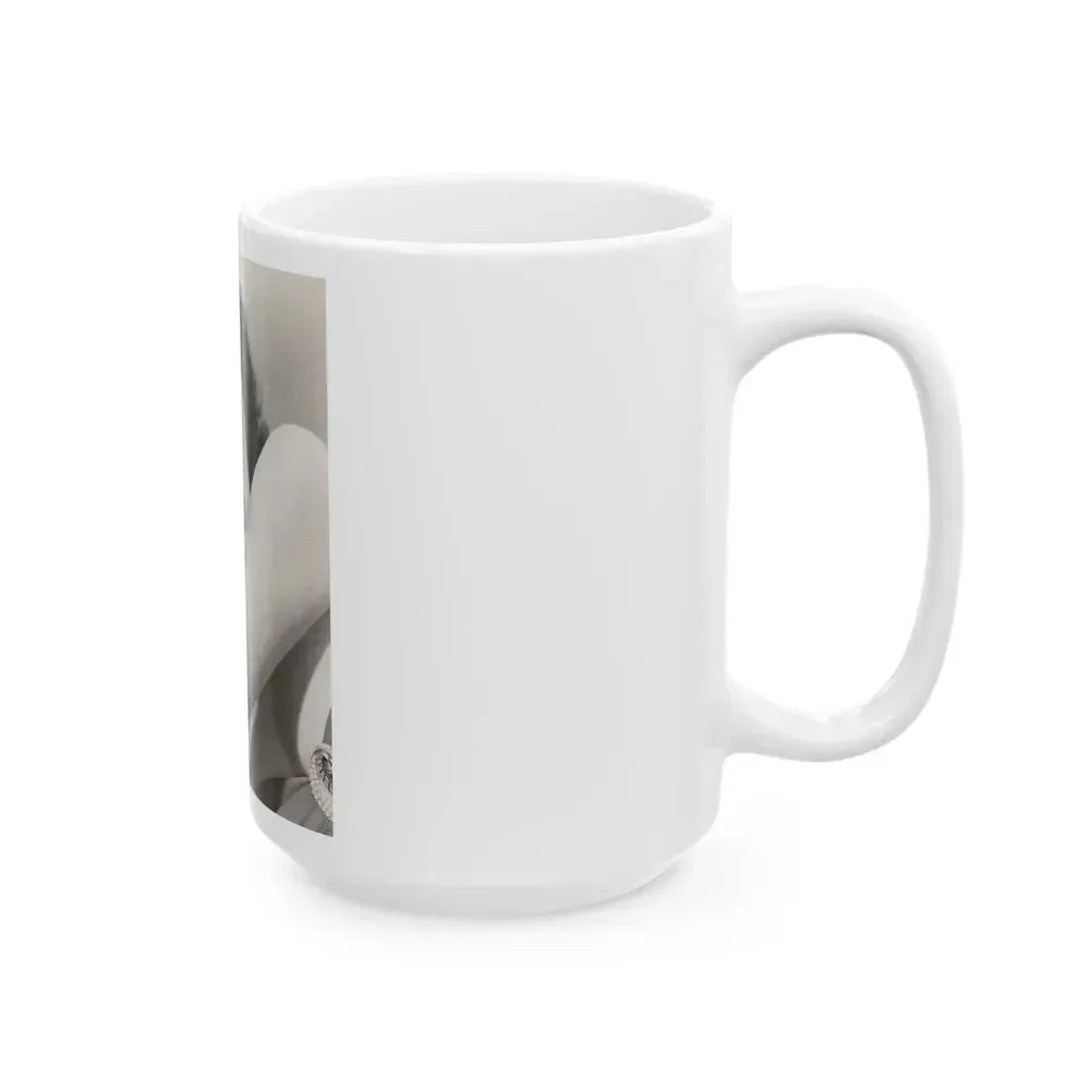 Faith Domergue #172 (Vintage Female Icon) White Coffee Mug - Go Mug Yourself