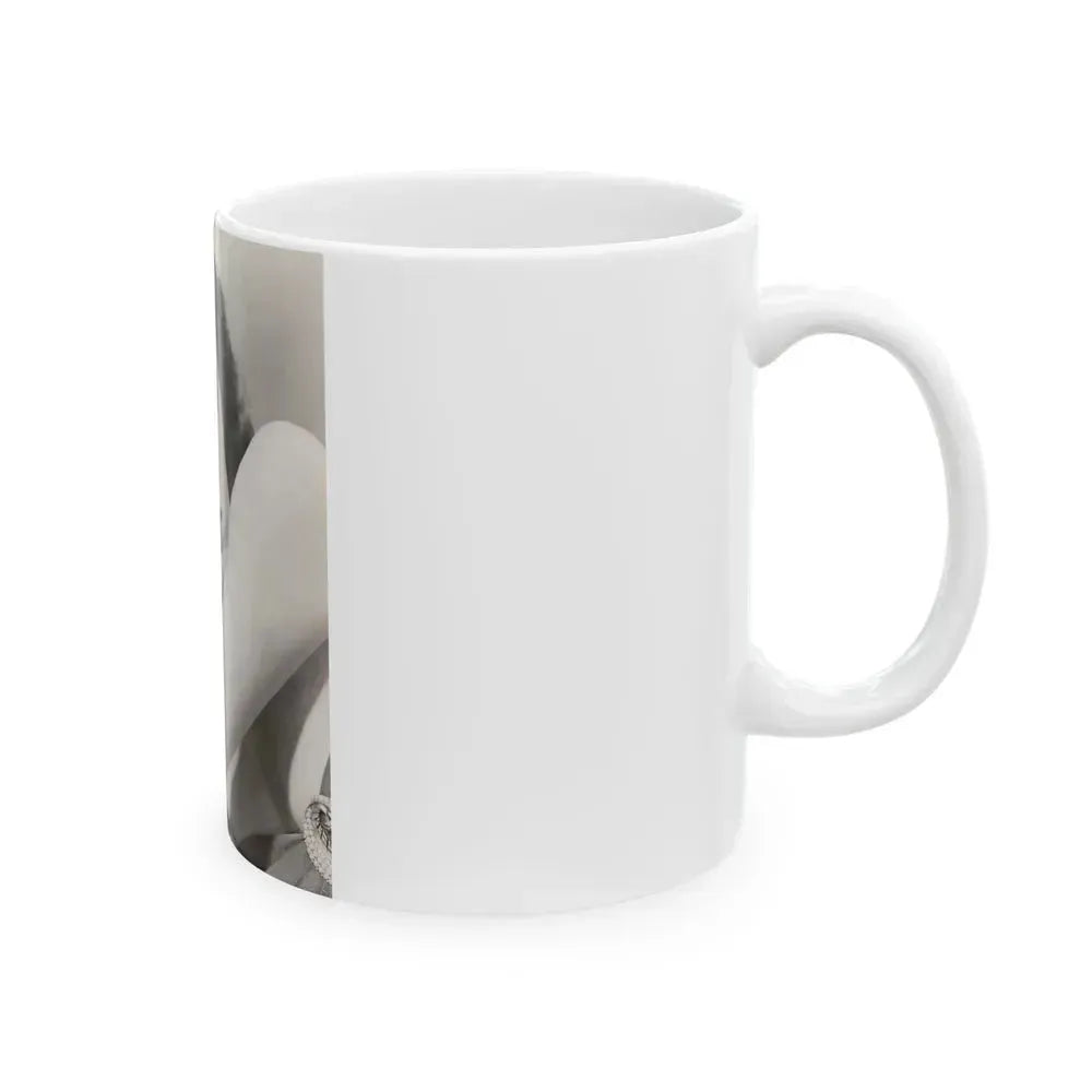 Faith Domergue #172 (Vintage Female Icon) White Coffee Mug - Go Mug Yourself
