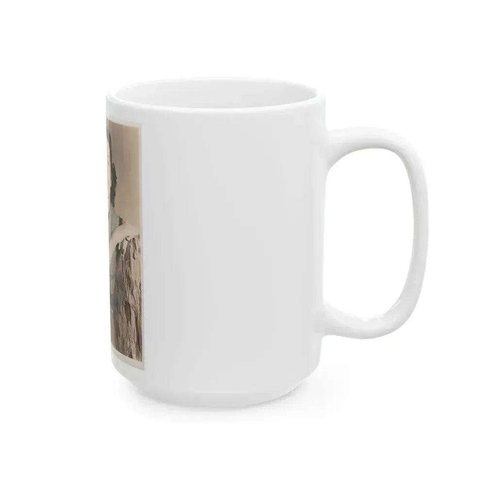 Faith Domergue #173 (Vintage Female Icon) White Coffee Mug - Go Mug Yourself