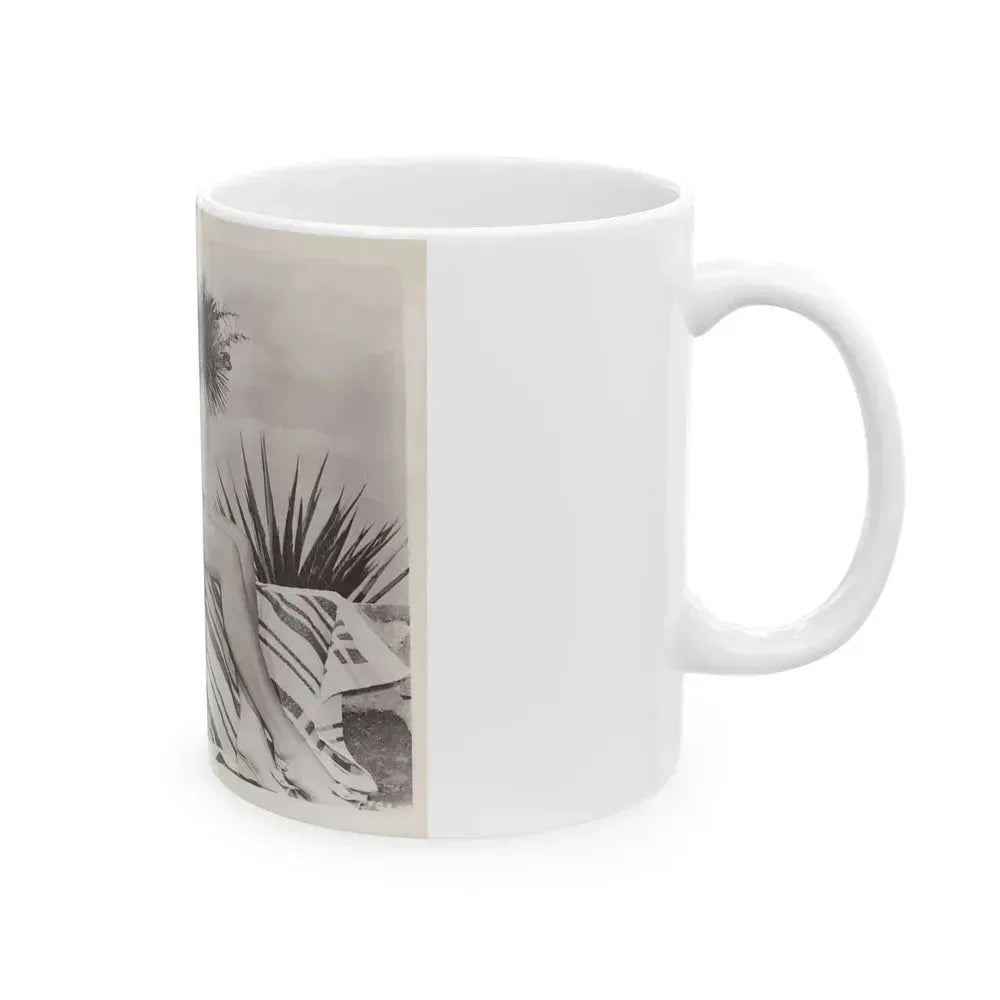 Faith Domergue #175 (Vintage Female Icon) White Coffee Mug - Go Mug Yourself