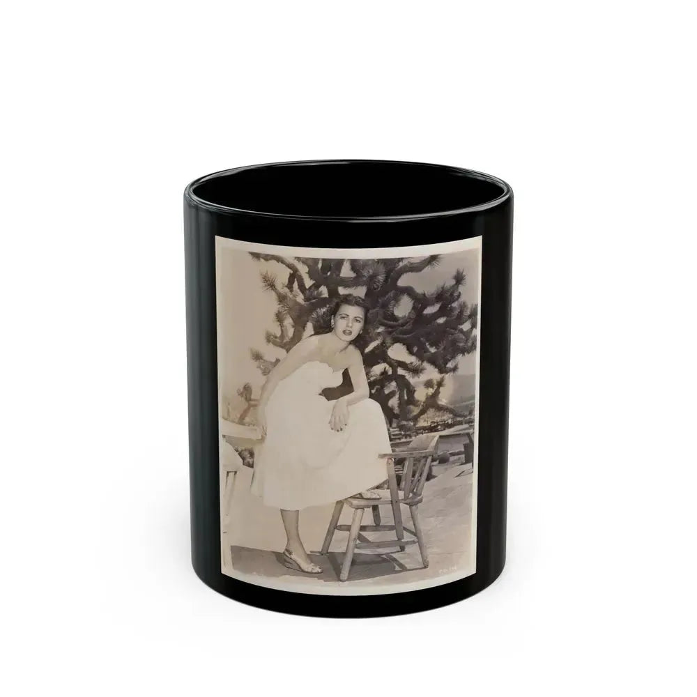 Faith Domergue #184 (Vintage Female Icon) Black Coffee Mug 11oz - Go Mug Yourself