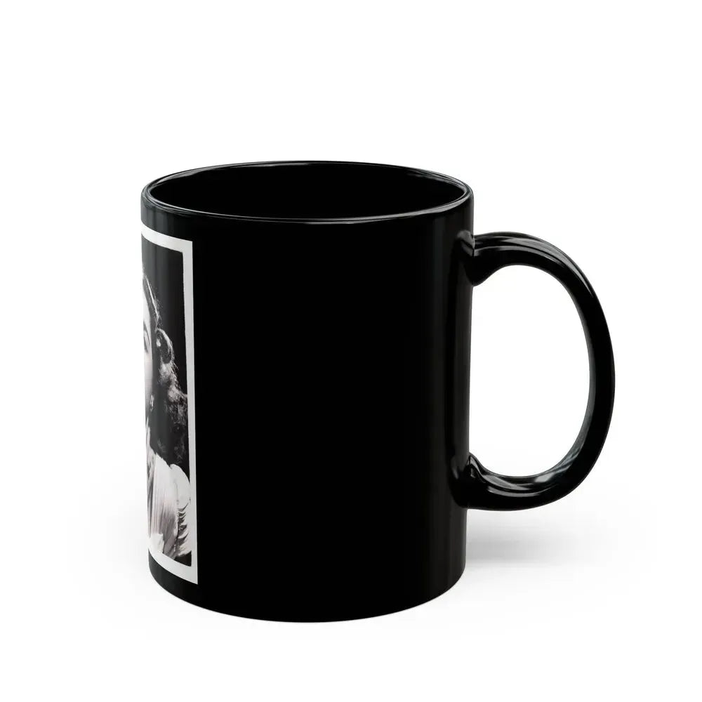 Faith Domergue #187 (Vintage Female Icon) Black Coffee Mug - Go Mug Yourself