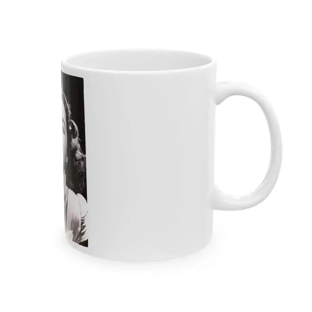 Faith Domergue #187 (Vintage Female Icon) White Coffee Mug - Go Mug Yourself