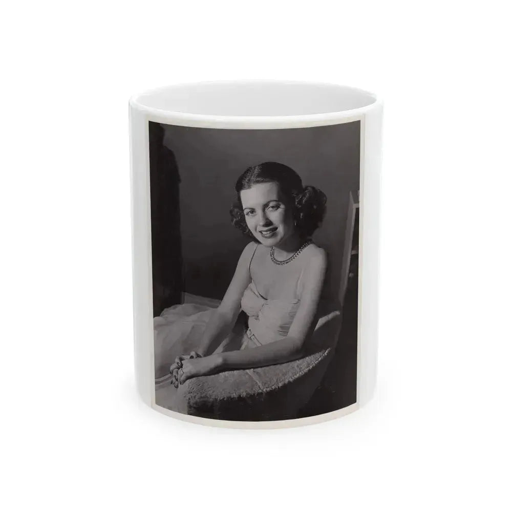 Faith Domergue #189 (Vintage Female Icon) White Coffee Mug 11oz - Go Mug Yourself