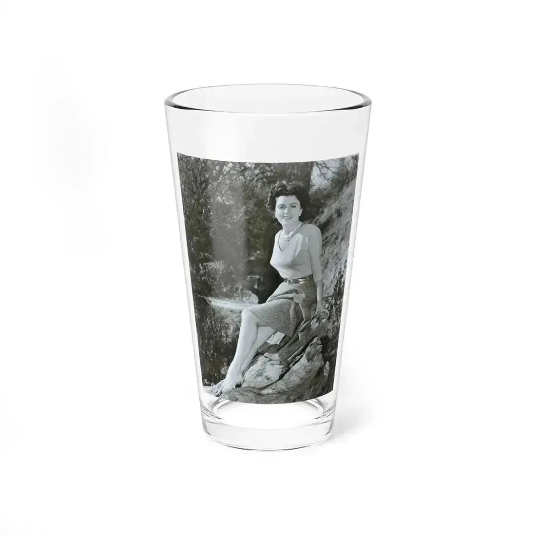 Faith Domergue #191 (Vintage Female Icon) Pint Glass 16oz 16oz - Go Mug Yourself