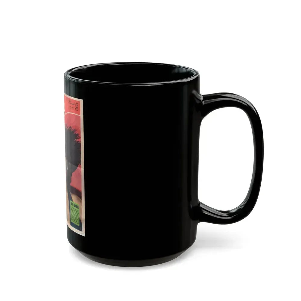 Faith Domergue #194 (Vintage Female Icon) Black Coffee Mug - Go Mug Yourself
