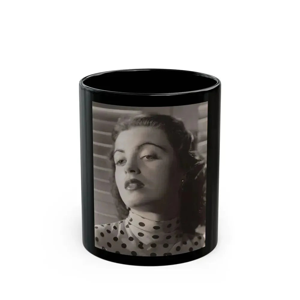 Faith Domergue #195 (Vintage Female Icon) Black Coffee Mug 11oz - Go Mug Yourself