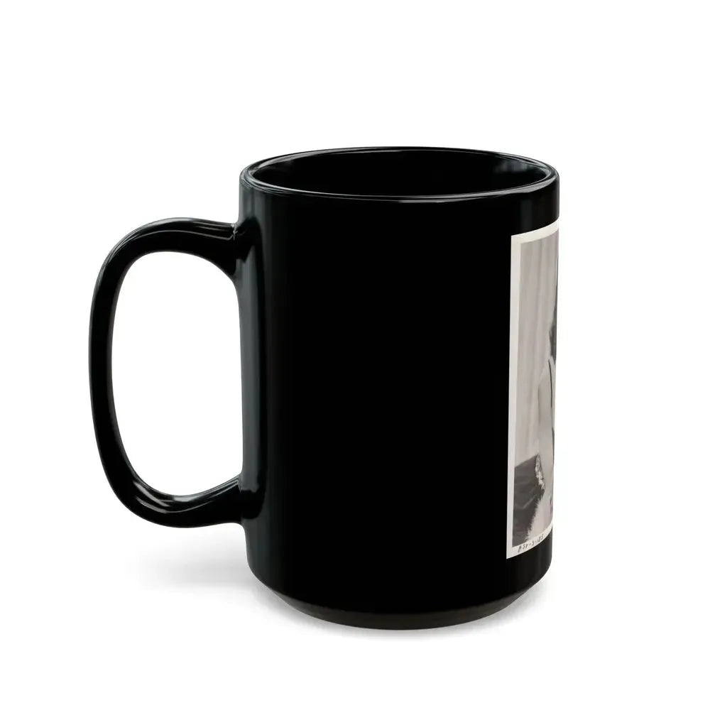 Faith Domergue #197 (Vintage Female Icon) Black Coffee Mug - Go Mug Yourself