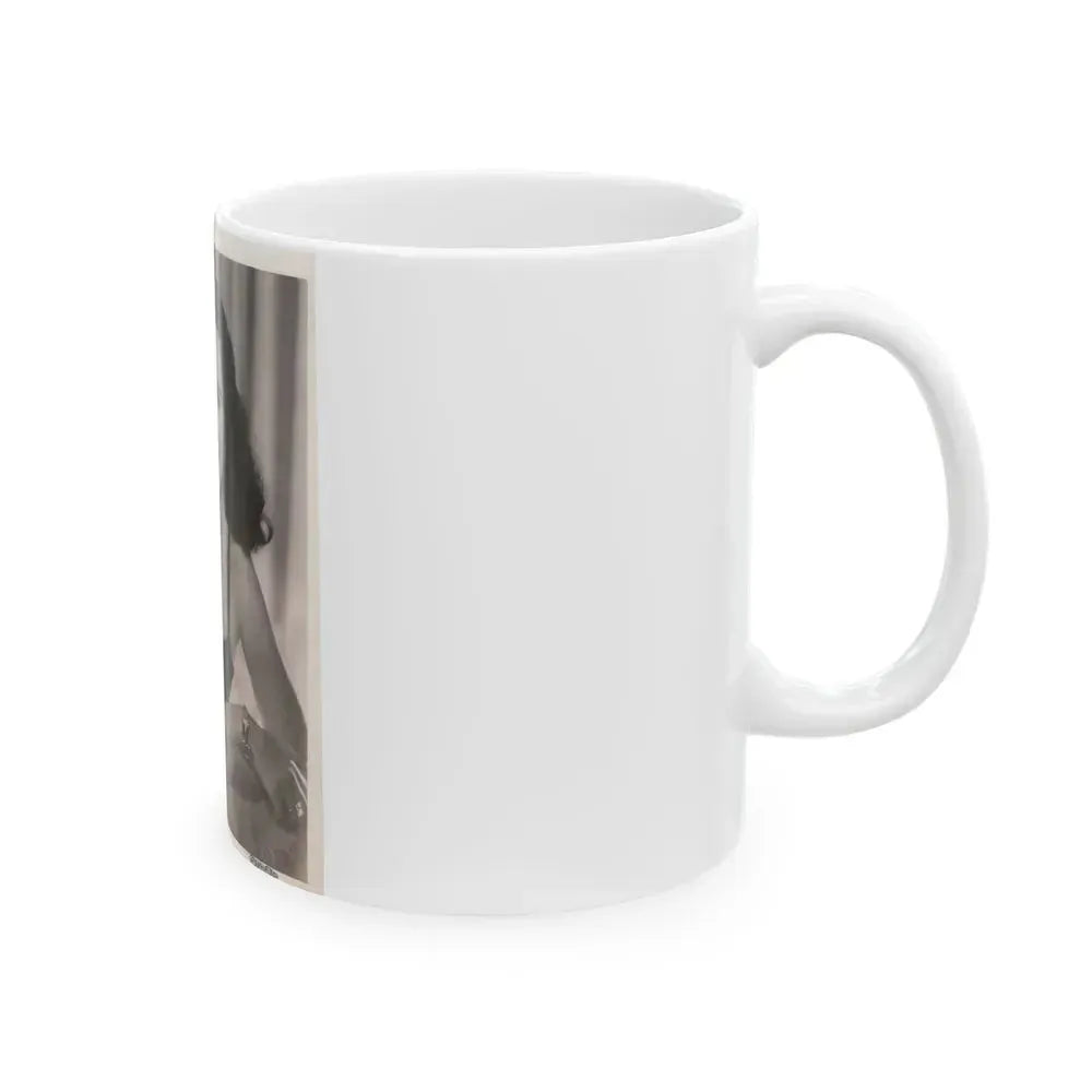 Faith Domergue #197 (Vintage Female Icon) White Coffee Mug - Go Mug Yourself