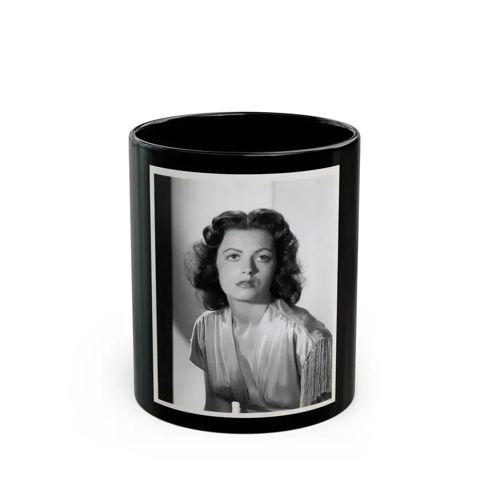 Faith Domergue #200 (Vintage Female Icon) Black Coffee Mug 11oz - Go Mug Yourself