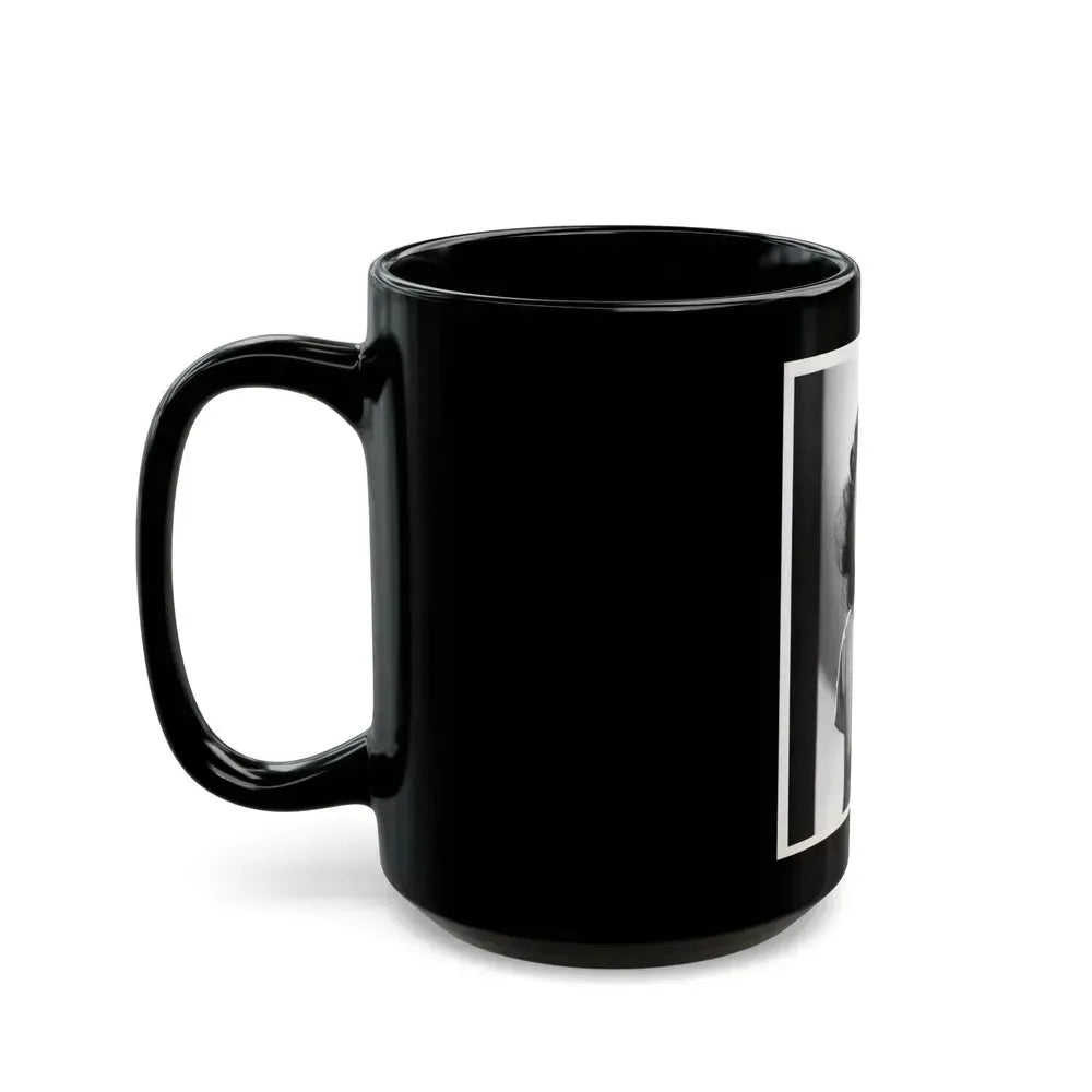 Faith Domergue #200 (Vintage Female Icon) Black Coffee Mug - Go Mug Yourself