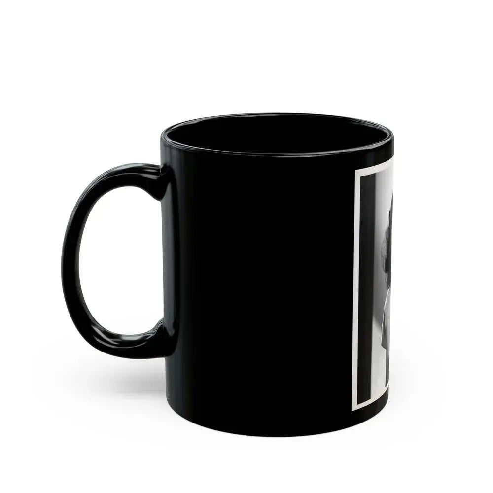 Faith Domergue #200 (Vintage Female Icon) Black Coffee Mug - Go Mug Yourself