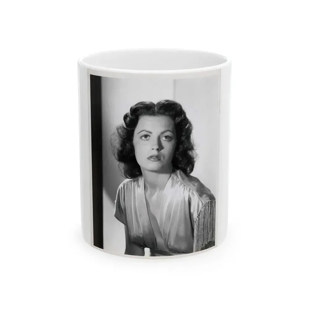 Faith Domergue #200 (Vintage Female Icon) White Coffee Mug 11oz - Go Mug Yourself