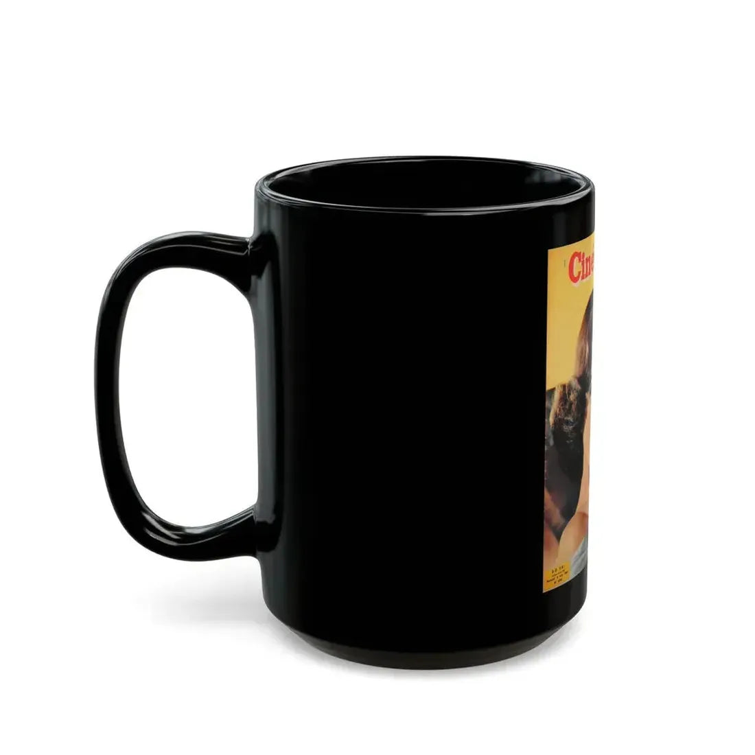 Faith Domergue #203 - Mag. Cover 2 (Vintage Female Icon) Black Coffee Mug - Go Mug Yourself