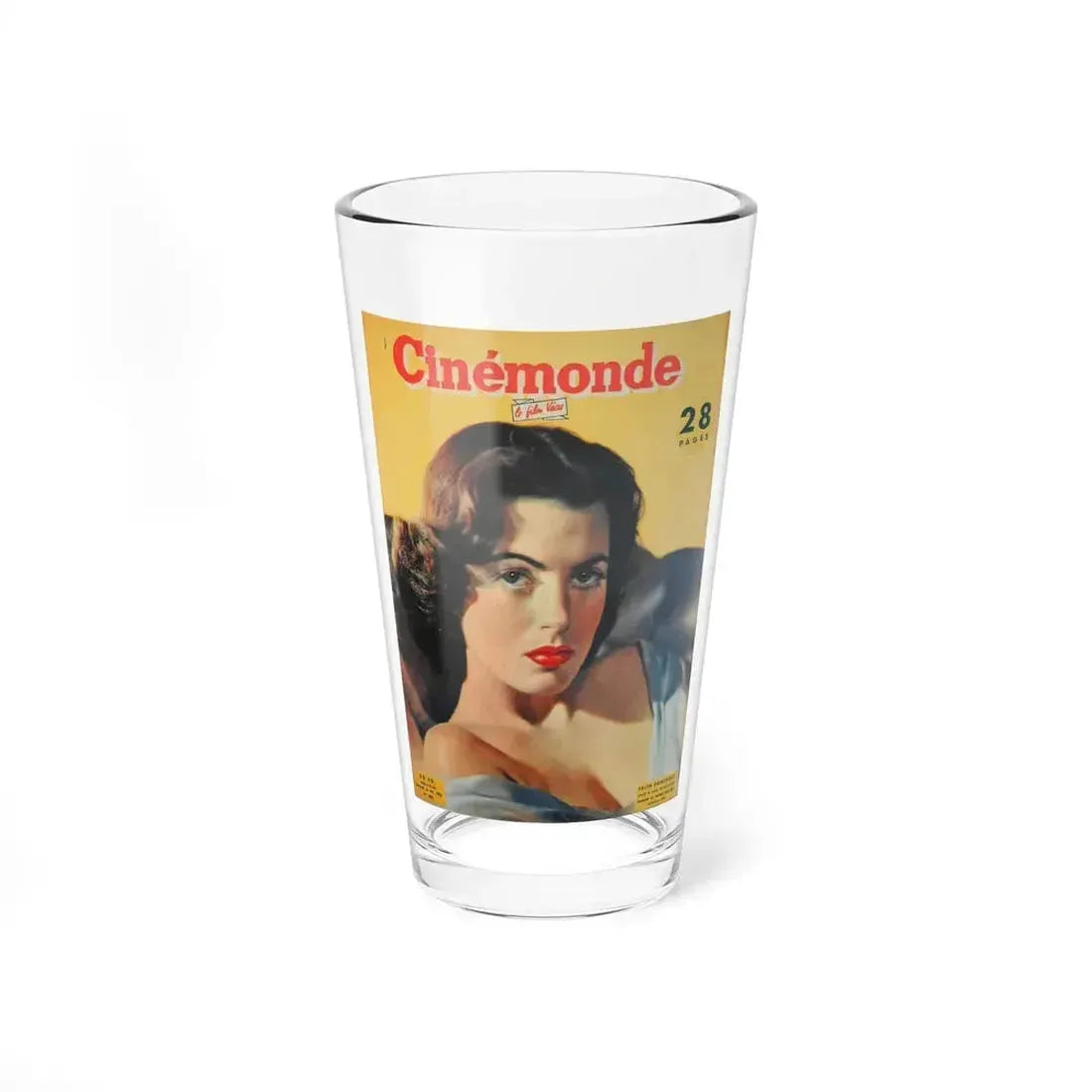 Faith Domergue #203 - Mag. Cover 2 (Vintage Female Icon) Pint Glass 16oz 16oz - Go Mug Yourself