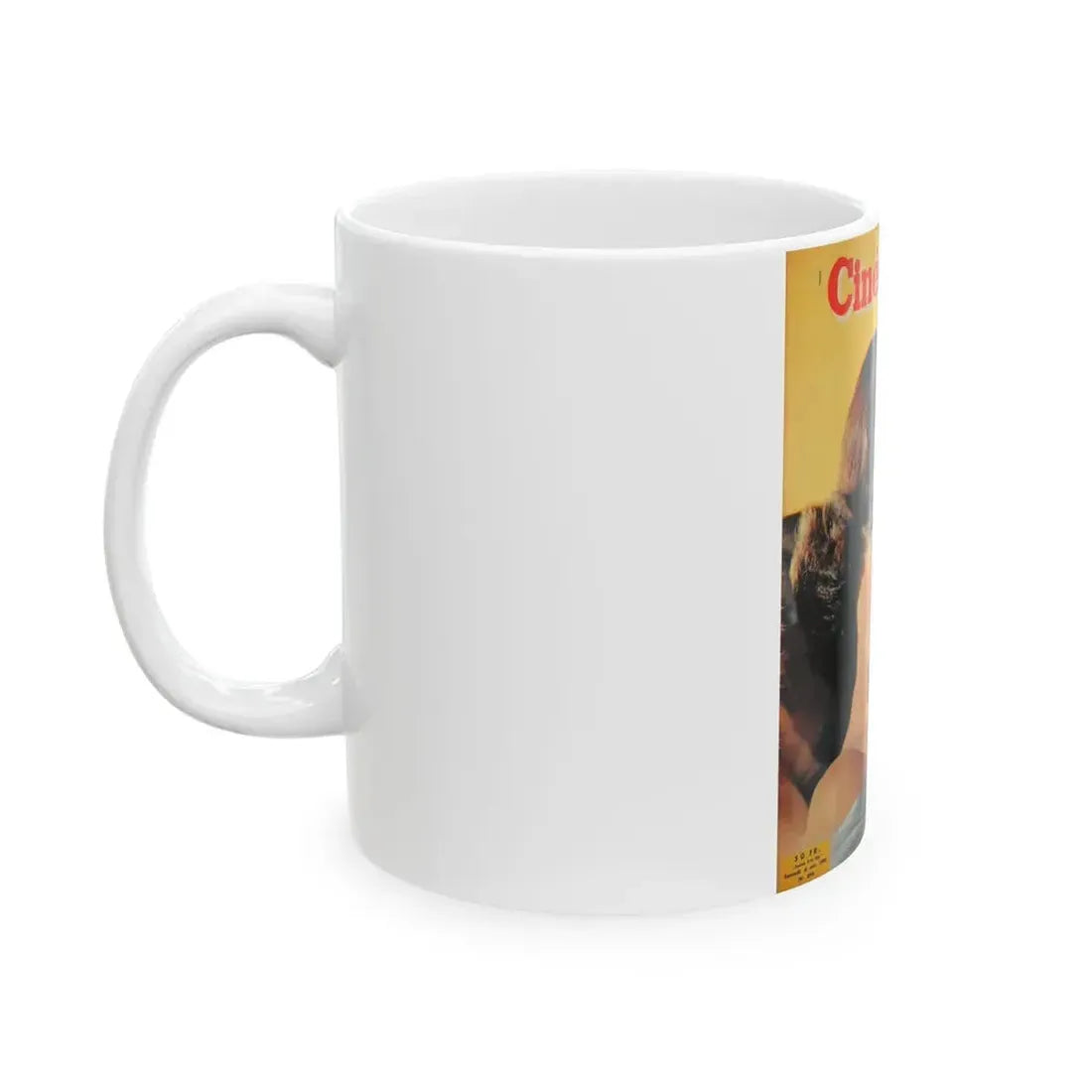 Faith Domergue #203 - Mag. Cover 2 (Vintage Female Icon) White Coffee Mug - Go Mug Yourself