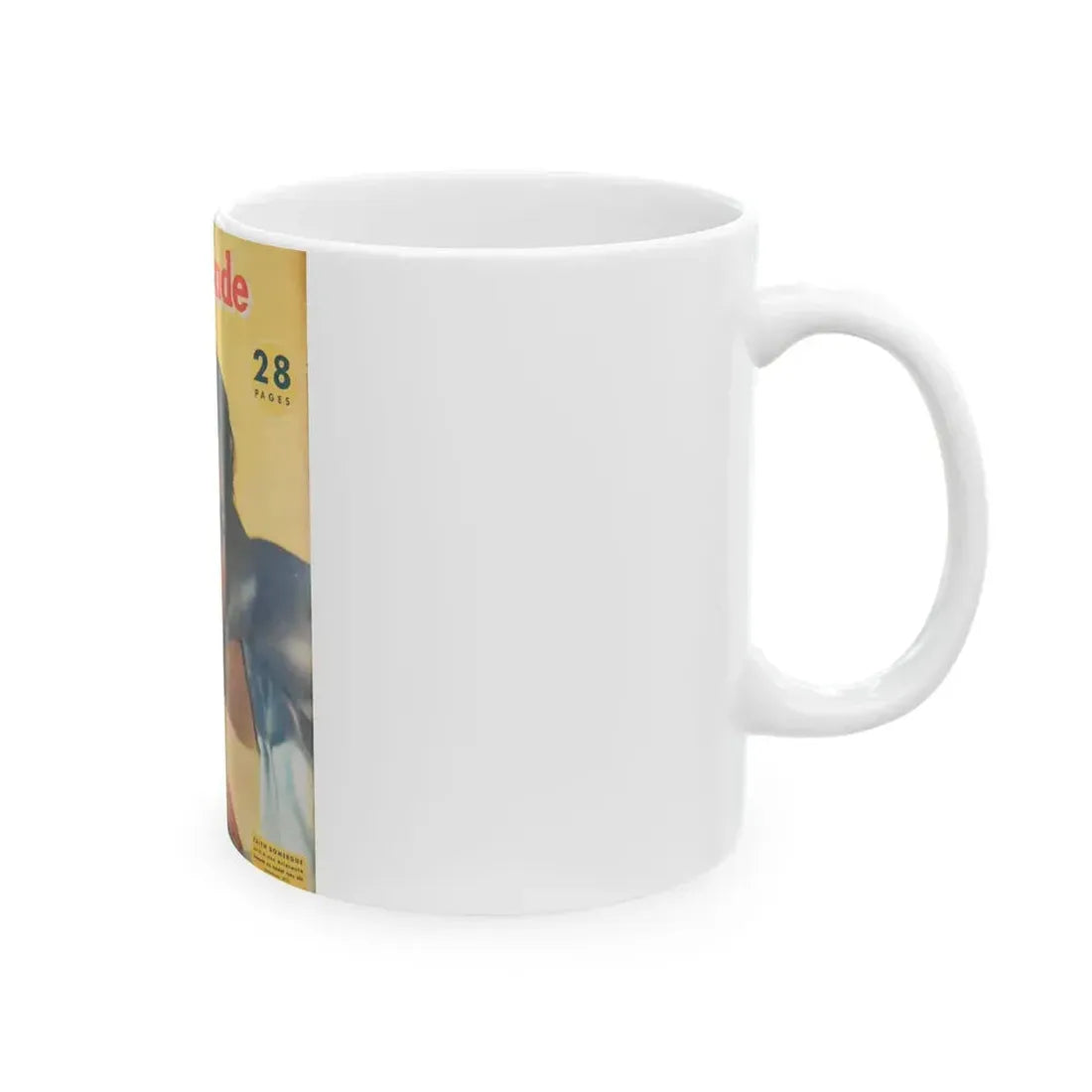 Faith Domergue #203 - Mag. Cover 2 (Vintage Female Icon) White Coffee Mug - Go Mug Yourself