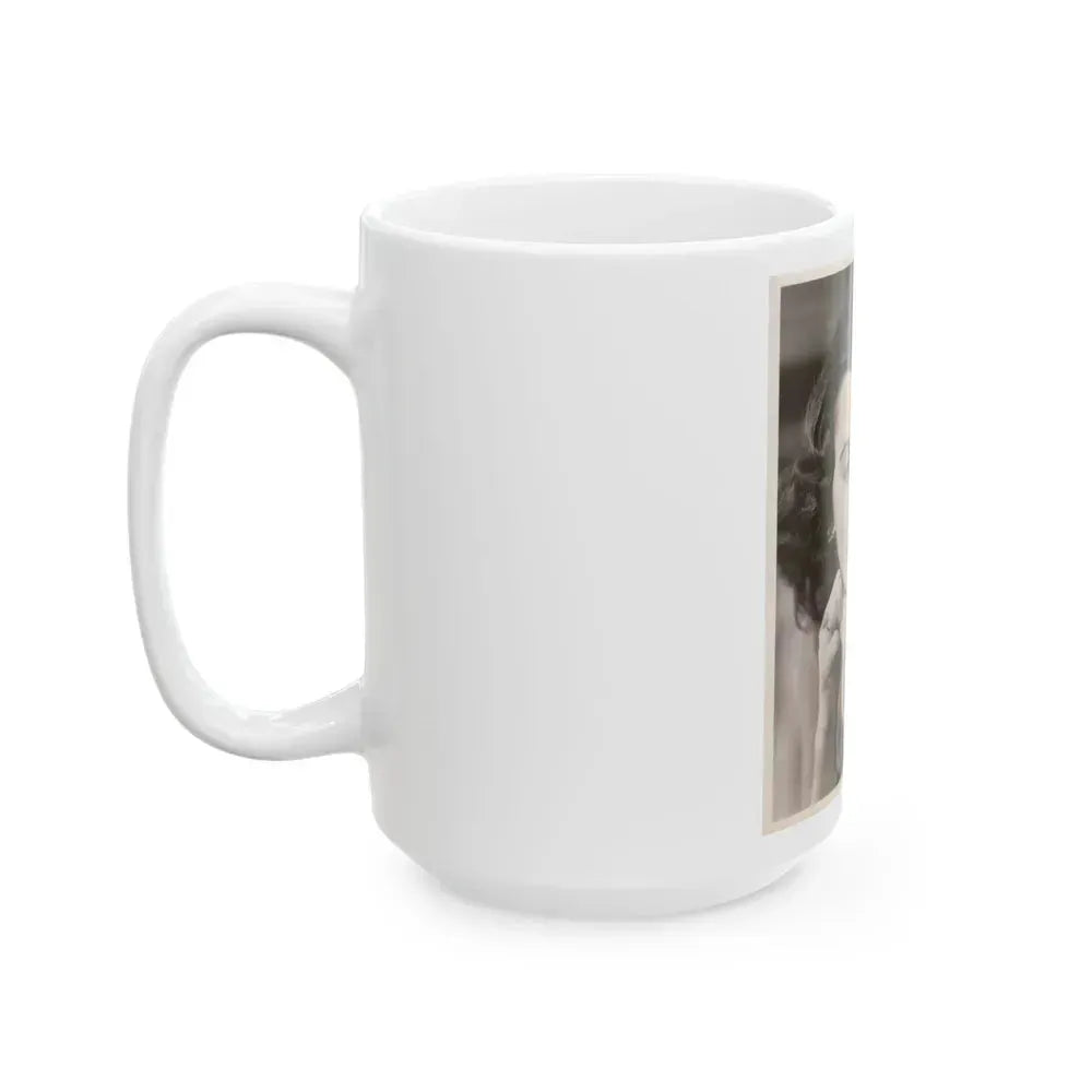 Faith Domergue #204 (Vintage Female Icon) White Coffee Mug - Go Mug Yourself