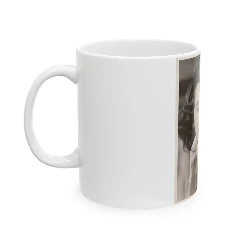 Faith Domergue #204 (Vintage Female Icon) White Coffee Mug - Go Mug Yourself