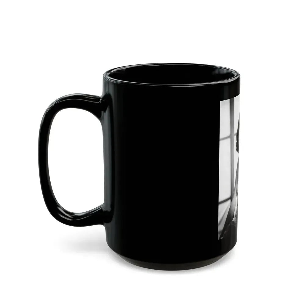 Faith Domergue #220 (Vintage Female Icon) Black Coffee Mug - Go Mug Yourself