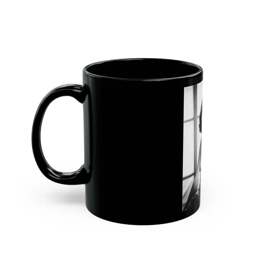 Faith Domergue #220 (Vintage Female Icon) Black Coffee Mug - Go Mug Yourself