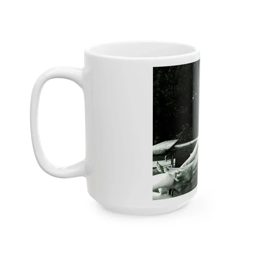 Faith Domergue #222 (Vintage Female Icon) White Coffee Mug - Go Mug Yourself
