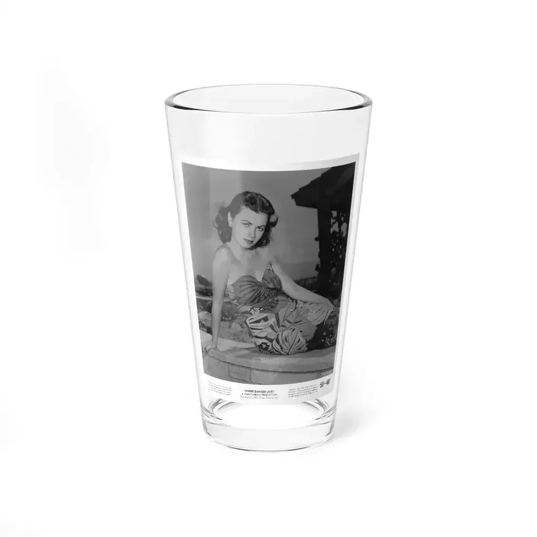 Faith Domergue #234 (Vintage Female Icon) Pint Glass 16oz 16oz - Go Mug Yourself